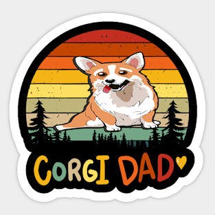 Corgi Dad  (125) Sticker